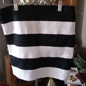 Blac and white skirt